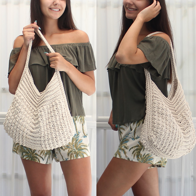 Summer Bag Pattern + Crochet Gift Hat PDF
