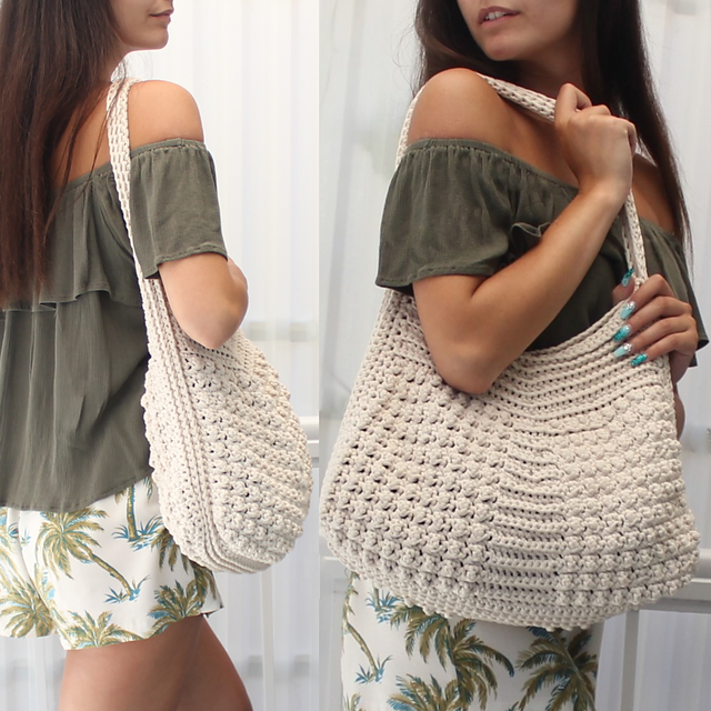 Summer Bag Pattern + Crochet Gift Hat PDF