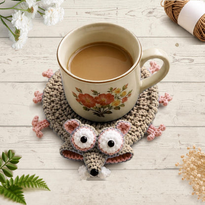 25+ Animal Pop-Up Coaster Crochet Patterns | Amigurumi Mug Rugs (PDF Bundle)