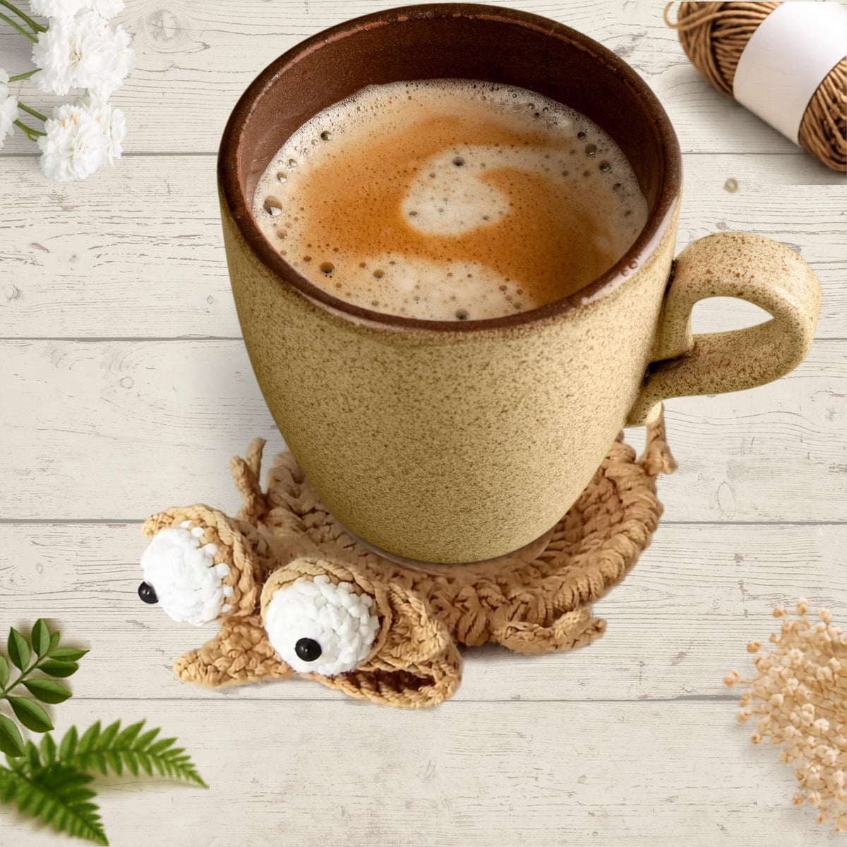 25+ Animal Pop-Up Coaster Crochet Patterns | Amigurumi Mug Rugs (PDF Bundle)